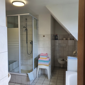Badezimmer Ferienhaus Baaske in Ahrensbk