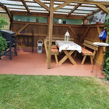 Garten Ferienhaus Baaske in Ahrensbk