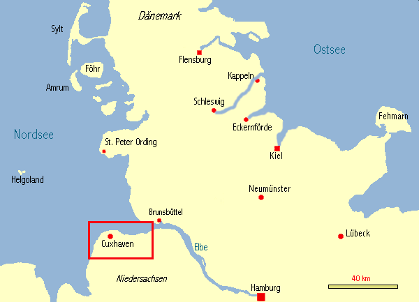Ferienwohnungen in Cuxhaven an der Nordsee