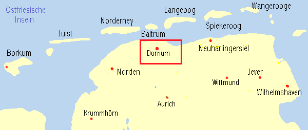 Dornum in Ostfriesland