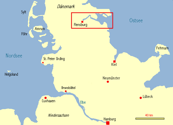Gastgeberverzeichnis Flensburger Frde, Ferienwohnungen. Ferienhuser, Pensionen, Privatzimmer