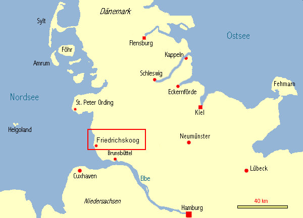 Ferienwohnungen - Ferienhäuser - Pensionen - Privatzimmer in Friedrichskoog